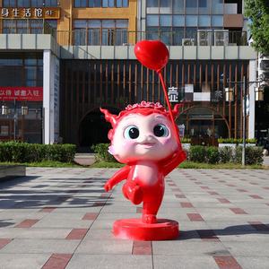 2025年ヘビかわいい漫画彫刻装飾樹脂新年ガーデン風景屋外FRP装飾美容チェン - Product Image 4