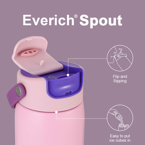 Nouvelle conception – Bouteille d'eau isotherme 2-en-1 en acier inoxydable de 24 oz avec couvercle à paille rabattable pour le sport et les activités de plein air - Product Image 5