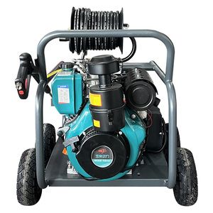 Nueva Hidrolimpiadora de Alta Presión <span class=keywords><strong>KEMEL</strong></span> de 18 HP con Motor Diésel para Limpieza y Descontaminación de Tuberías Químicas - Product Image 3
