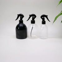 Bouteilles en plastique PET noires personnalisées avec pulvérisateur à gâchette Bouteille de parfum en plastique vide de 250ml Bouteille de pulvérisation en plastique de 500ml
