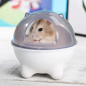 sanal çocuklar yeşil kum Suppliers-Kalınlaşmak plastik kum küvet konteyner kepçe ile Hamster kum Pet banyo banyo kum odası tuvalet sıçan fareler Syrian Hamster