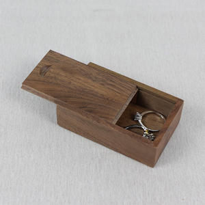 Caja de regalo de madera sin terminar más barata <span class=keywords><strong>y</strong></span> personalizada, caja de madera magnética pequeña para regalo de negocios, caja de madera con tapa para bricolaje - Product Image 1