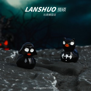 Creative 3D Duck Doll Resin Desktop Ornament Miniature Cartoon <b>Decor</b> For Home Office Halloween - Product Image 3