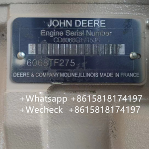 JD 6090AFM85 6068AFM85 6068SFM85 Marine <b>Engine</b> Supercharger Fuel Pump - Product Image 6