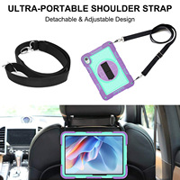Béquille Silicone PC Hybride Housse Bandoulière Coque pour Huawei Matepad 11.5 S 2024