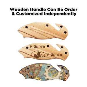 Giá trị mua D2 Túi dao OEM Dịch vụ Gấp Cắm Trại pochet dao gỗ xử lý gấp dao chiến thuật - Product Image 4