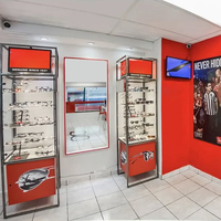 Mingtang Haute Qualité Personnalisé Au Détail Optique Magasin Led Étagère Lunettes Lunettes De Soleil Étui À Lunettes Vitrine Cabinet Présentoir Stand