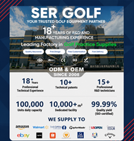Filets de simulation de golf LOGO personnalisé 10x8ft 10x9ft 12x9ft 14x8ft Ensemble complet avec cadre et kit d'écran à impact HD