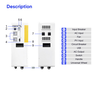 Lovsun 3.6kW 7.68kWh Portable Home Battery With Hybrid for Solar <b>Energy</b> <b>Storage</b> Backup - Product Image 2