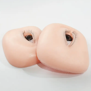 Nouvelle tête de mannequin pour l'entraînement en extension de cils, école d'extension de cils, avec des cils réalistes, œil ouvert - Product Image 5