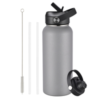 Bouteilles isothermes personnalisées 750 ml, bouteille d'eau isolée, 24 heures chaud/froid, bouteille d'eau sport en acier inoxydable