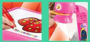 DK170129 <span class=keywords><strong>2</strong></span> в 1 обучающая раскраска рисовальная машина проектор игрушка 2021 - Product Image 2