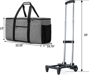 Mallette de voyage étanche, sac de travail Durable et résistant à l'eau, mallette à roulettes, sac fourre-tout - Product Image 2