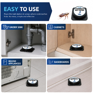 Estación de Cebo <span class=keywords><strong>para</strong></span> <span class=keywords><strong>Cucarachas</strong></span> OEM con Fipronil <span class=keywords><strong>para</strong></span> <span class=keywords><strong>Cucarachas</strong></span> Alemanas, Americanas y Orientales, <span class=keywords><strong>para</strong></span> Uso en el Hogar, Cocina y Apartamentos - Product Image 3