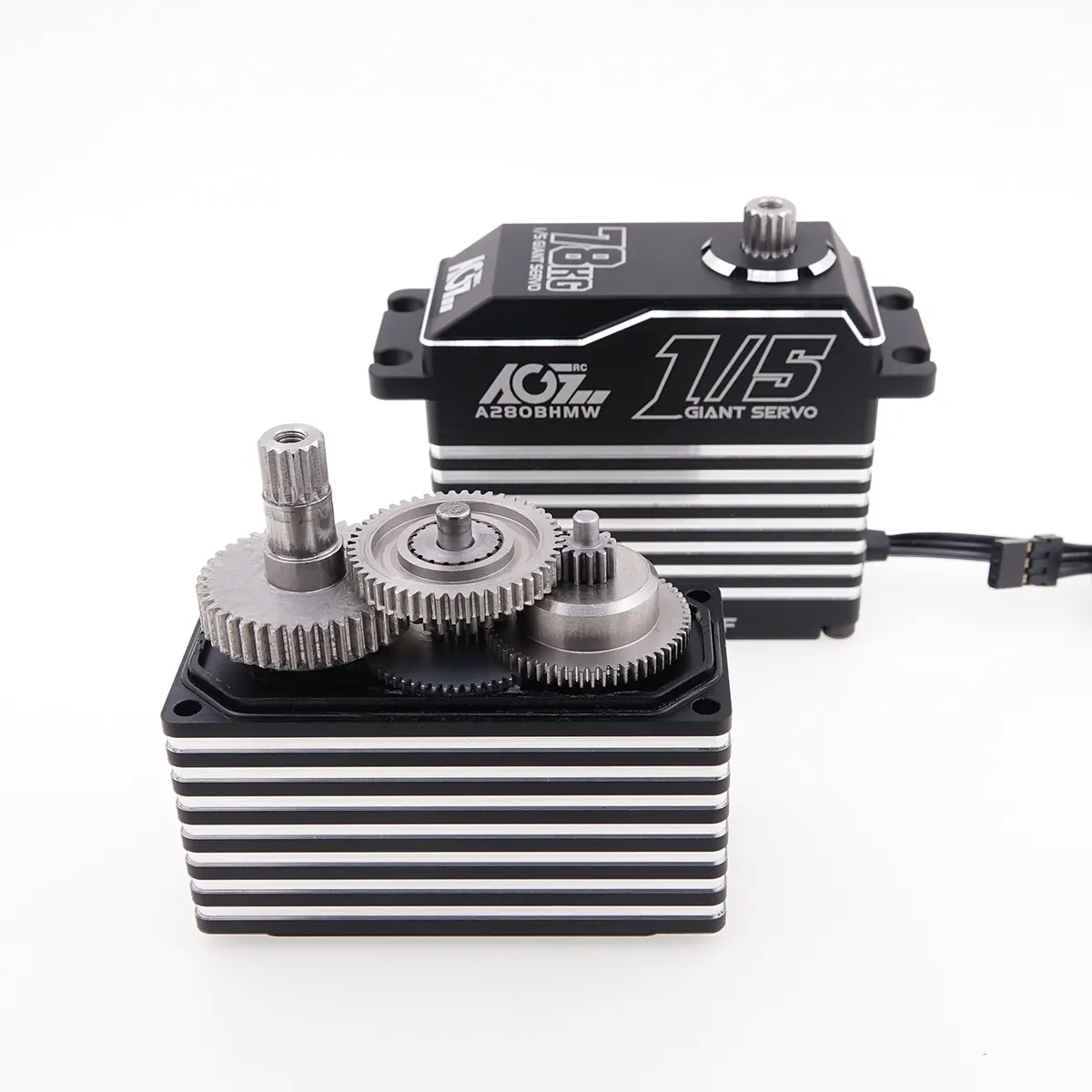 AGFrc 5th giant 78KG A280BHMW Brushless Waterproof Servo For RC 1/5 Rally Cars