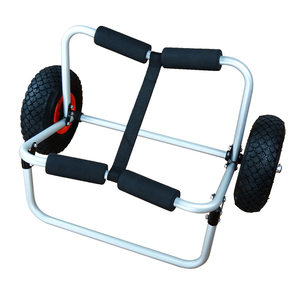 <span class=keywords><strong>Chariot</strong></span> <span class=keywords><strong>de</strong></span> kayak à deux <span class=keywords><strong>roues</strong></span> réglable et résistant à l'eau avec une capacité <span class=keywords><strong>de</strong></span> 80 kg en matériau PE - Product Image 1