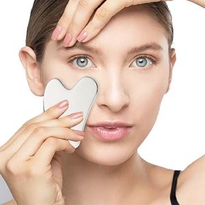 2025 New Facial Beauty Roller Scraping Guasha Stainless Steel Skin Care Massage Tools <b>Set</b> for Valentine's Day - Product Image 2