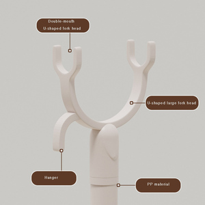 Usine en gros vêtements crochet pôle facile <span class=keywords><strong>à</strong></span> étendre 48-129cm Pp en plastique rétractable télescopique vêtements séchage pôle - Product Image 2