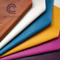 Cuir artificiel imprimé en PVC imperméable de haute qualité avec motif fini et dos tricoté pour sacs et étuis Helia HL-20