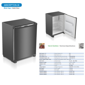 ตู้เย็นมินิบาร์ในห้องพักโรงแรม ระบบทำความเย็นประหยัดพลังงานแบบเงียบ สำหรับโครงการบริการจัดเลี้ยง ด้วยการออกแบบเทคโนโลยีขั้นสูง - Product Image 2