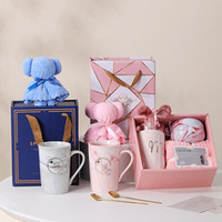 Tasse en céramique marbrée européenne tasse créative ensemble de tasses à café pour les amateurs de cadeaux