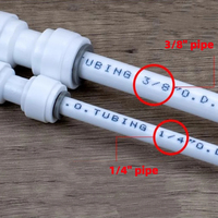 Raccords de filtre pour tuyau de 1/4'' et 3/8'' en POM à surface lisse pour osmose inverse – Pièces de rechange pour couplage d'osmose inverse