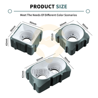 Plafonniers encastrés intérieurs de qualité à prix abordable, boîtier en aluminium et plastique, spots MR16 GU10 7W, downlights LED SMD COB