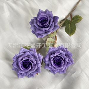 Ramo de Flores Artificiales Manta Rose, Seda de Alta Simulación, Decoración para Bodas y Hogar - Product Image 3