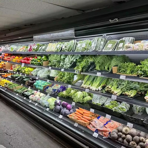 Vitrine réfrigérée commerciale ouverte pour boissons fraîches, <span class=keywords><strong>congélateur</strong></span> pour supermarché - Product Image 5