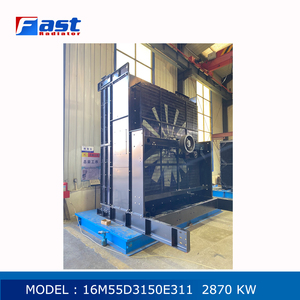 Radiateur en cuivre pour générateur diesel Baudouin 16M55D3150E311, 2780KW, pour centre <span class=keywords><strong>de</strong></span> données Internet, <span class=keywords><strong>refroidissement</strong></span> à deux circuits - Product Image 2