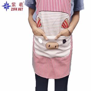 Tablier de cuisine et de coiffure Zixi en coton et lin, résistant aux taches, pour adultes, idéal pour la pâtisserie et le bricolage, fabriqué à Shanghai - Product Image 2