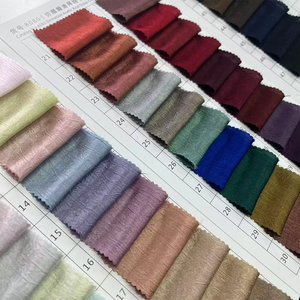 Nouveau <span class=keywords><strong>design</strong></span>, tissu en crêpe tissé sur mesure, 100% polyester, respirant, satin froissé pour vêtements - Product Image 3