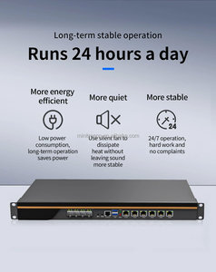 Rackchoice 1u Compacte Server 1u 19 Inch B660 6 * I226lan Uitbreiding 20G Sfp 4 * I350 Elektrische Poorten Mini-Itx Chassis Home Theater - Product Image 2