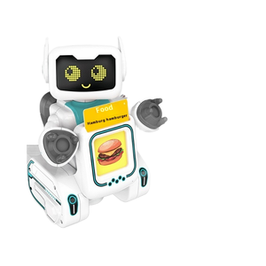 Robot Compagnon Interactif Intelligent K44 en Plastique ABS pour l'Éducation Précoce, Jouet Programmable Télécommandé à Quatre Roues avec Carte - Product Image 1