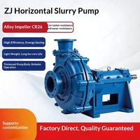 Pompa Slurry Sentrifugal Horizontal Mesin Diesel Listrik Pulp Konsentrasi Tinggi Pabrik Kertas Pompa Baja Tahan Karat 3 HP