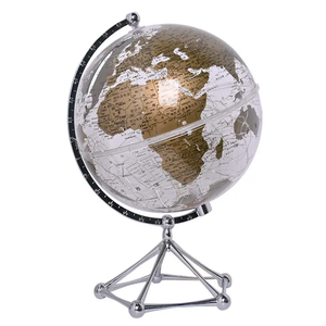 Globo Solar de Metal de alta definición de 20cm, globo giratorio mundial, soporte decorativo para oficina <span class=keywords><strong>ambiental</strong></span>, regalo para profesores para geografía - Product Image 5