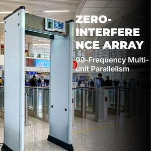 Porte détecteur de métaux compacte à intégration de système intelligent pour la sécurité des entreprises - Product Image 4