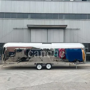 Camion de voyage mobile en acier inoxydable personnalisé Canche, remorque de camping de 7 m entièrement équipée - Product Image 4