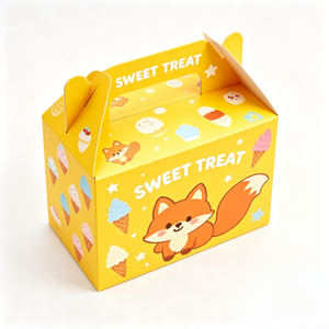 Custom Printed Kids <strong>Birthday</strong> Party Snacks Box Wholesale Paper Gift Treat Goodie Boxes For Children - Product Image 4