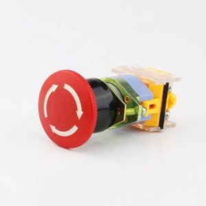 Botón pulsador de parada de emergencia tipo hongo La39-11zs de 22 mm con bloqueo, 1NA 1NC - Product Image 4