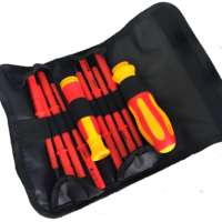 Tournevis magnétique 10 en 1, tournevis isolés, ensemble d'outils manuels professionnels, kit d'outils de tournevis pour électricien