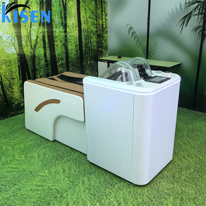 Kisen Sillón de Masaje Automático, Cama de Lavado de Cabello con Lavabo, Spa Capilar, Cama Eléctrica para Salón, Máquina de Lavado de Cabello con IA, Mobiliario de Salón - Product Image 4