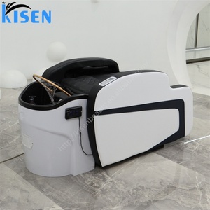 Kisen Durable Electric Massage Table Chair Modern <b>Style</b> Hair Wash <b>Head</b> Spa Table Automatic Smart Salon Shampoo Bed - Product Image 2