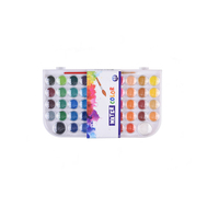 Bonvada – Kit de peinture aquarelle solide 12, 24, 36, 48 couleurs, 5 ml, portable, pratique, pour papier et toile, non toxique, idéal pour le dessin DIY – Meilleures ventes