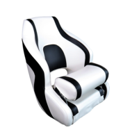 Siège de capitaine marin populaire en cuir PU imperméable pour bateau, siège de pêche pour bateau de plaisance, chaise marine pour yacht et petite embarcation