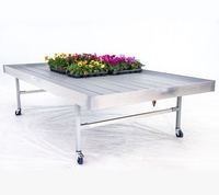 Tables roulantes à flux et reflux en ABS de qualité alimentaire pour serres, pépinières, bacs de semis et systèmes de culture hydroponique