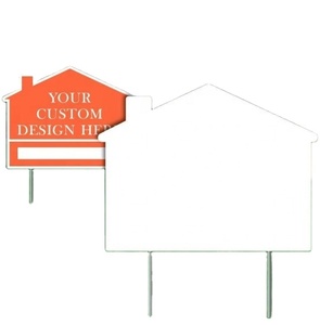 Letreros de Jardín de Plástico Corrugado con Forma de Casa, Impresión a Todo Color con Logotipo Personalizado, Resistentes al Agua, de la Mejor Calidad para Exteriores - Product Image 4