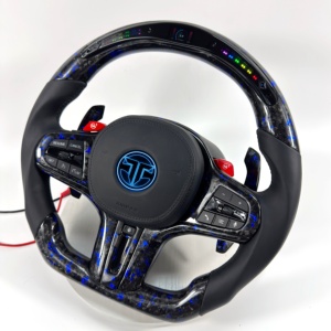 Volante de Fibra de Carbono Forjado para BMW G02 G05 G06 G09 G11 G12 G15 G20 G22 G28 G29 G30 G38 G80 G82 F40 <span class=keywords><strong>F90</strong></span>, Accesorios para Automóviles - Product Image 3