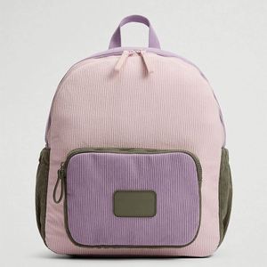 Mochila Mini de Pana para Niñas y Niños, Bolsa Escolar para Estudiantes, Linda Mochila Infantil de Pana - Product Image 4