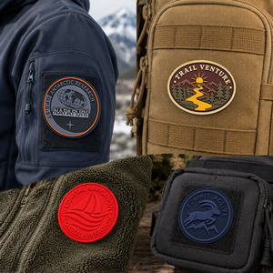 Patch PVC 3D personnalisé imperméable, badge d'aventure <span class=keywords><strong>en</strong></span> <span class=keywords><strong>relief</strong></span> multicouche avec support auto-agrippant haute résistance AWELLS - Product Image 2